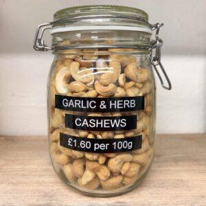 Garlic & Herb Cashews